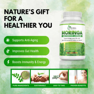Natural Moringa capsules for daily immune support