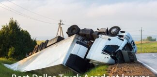 Truck accident lawyer in Dallas TX helping client